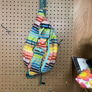 KAVU Colorful Striped Sling Bag